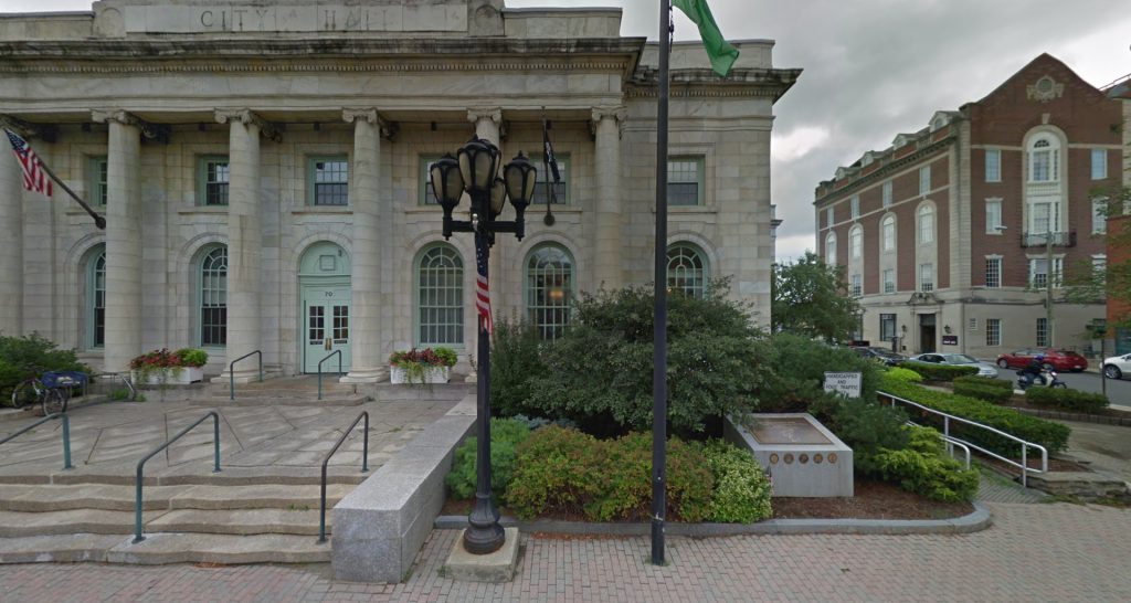 Pittsfield Town Hall in Pittsfield, New Hampshire