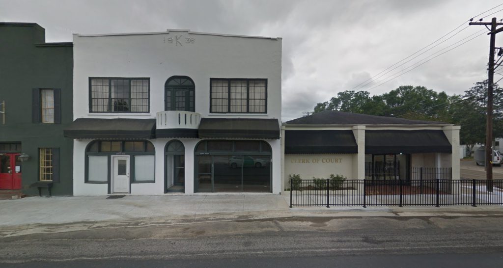 East Feliciana Parish Clerk of Court’s Office in Clinton, Louisiana